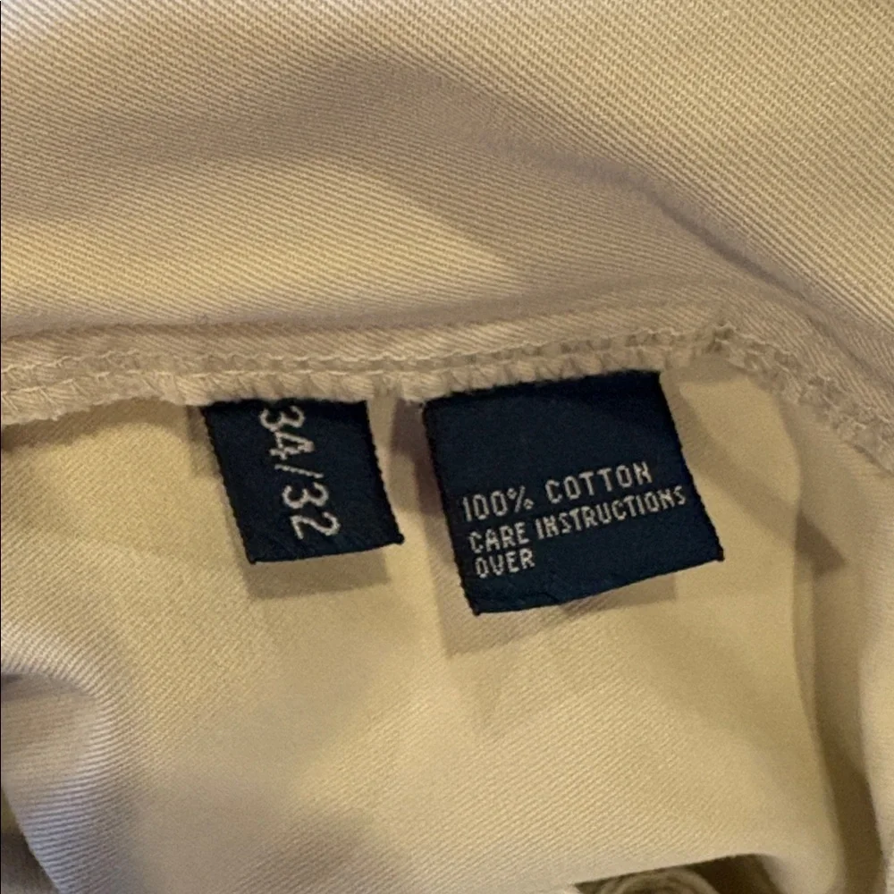 Polo by Ralph Lauren Men's 34 Cream Chinos